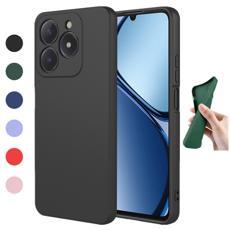 Realme Note 50 - Flexible Liquid Silicone Case For Realme