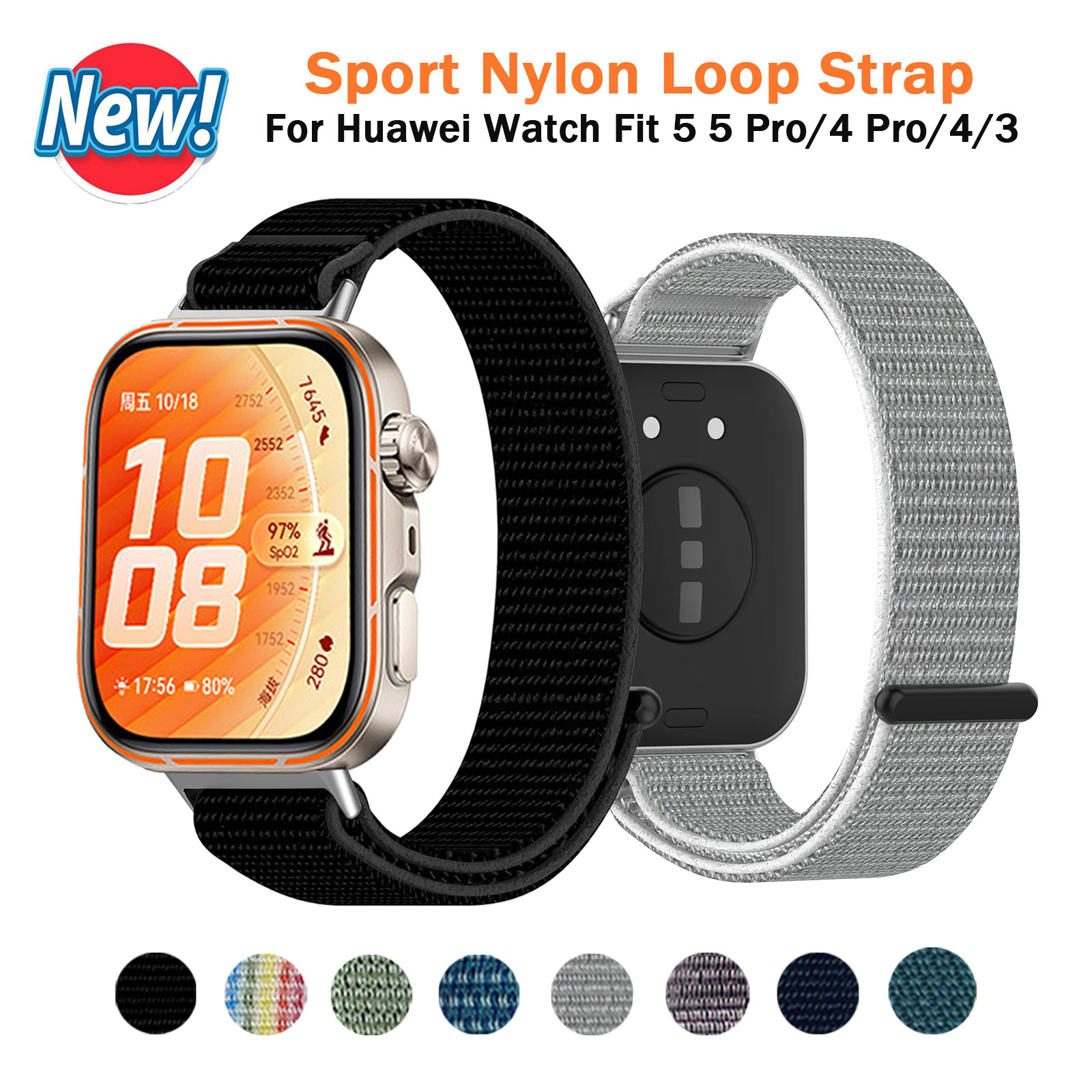 Sport Loop Strap - Smart Watch Nylon Strap for Huawei