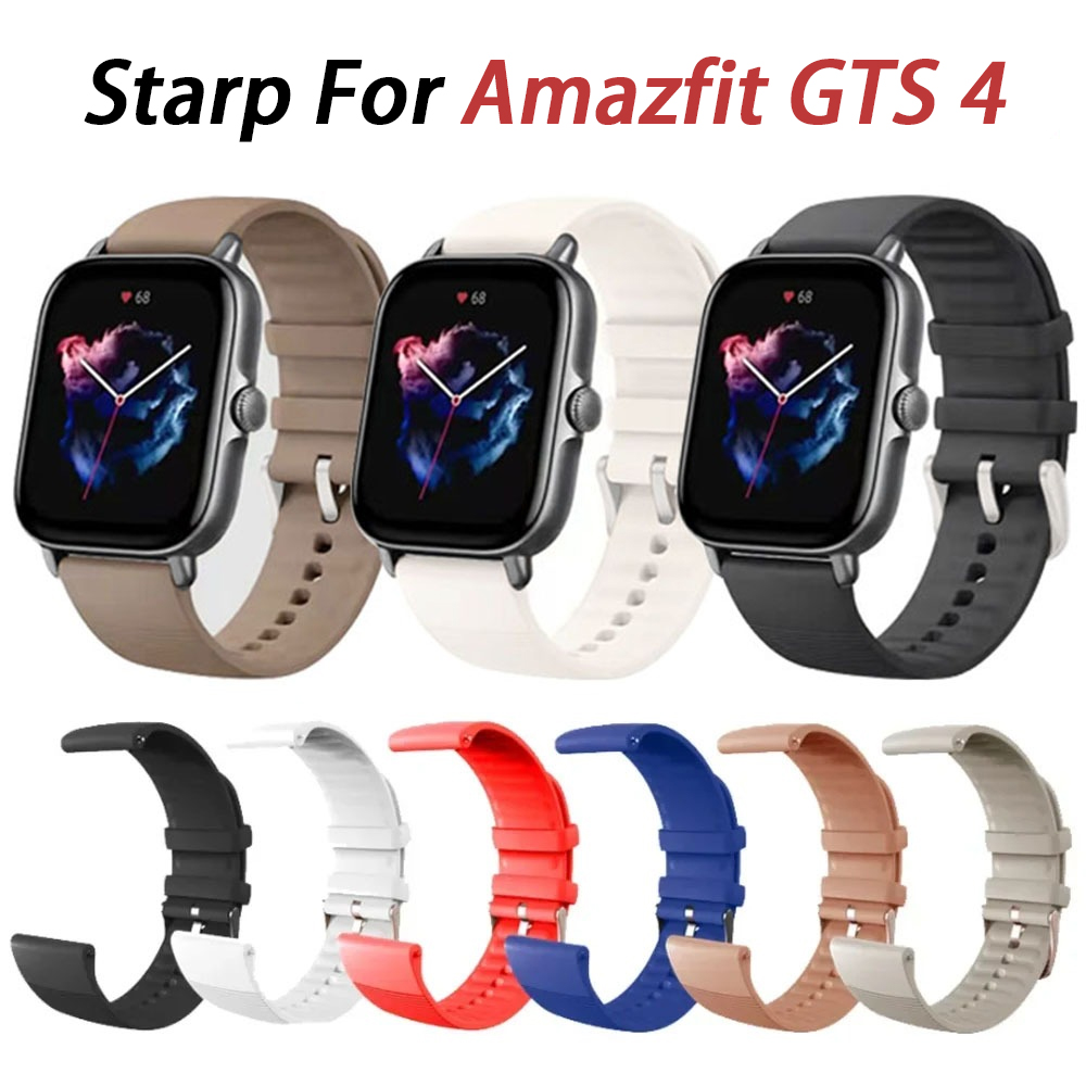 Amazfit Smartwatch Accessories - 20mm Soft Silicone Band For Amazfit