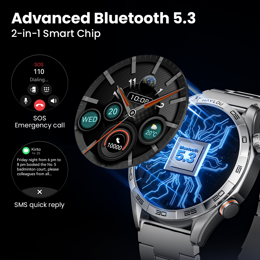 HAYLOU Solar 5 Voice Calling S - Smartwatch Faces ulasan dan harga