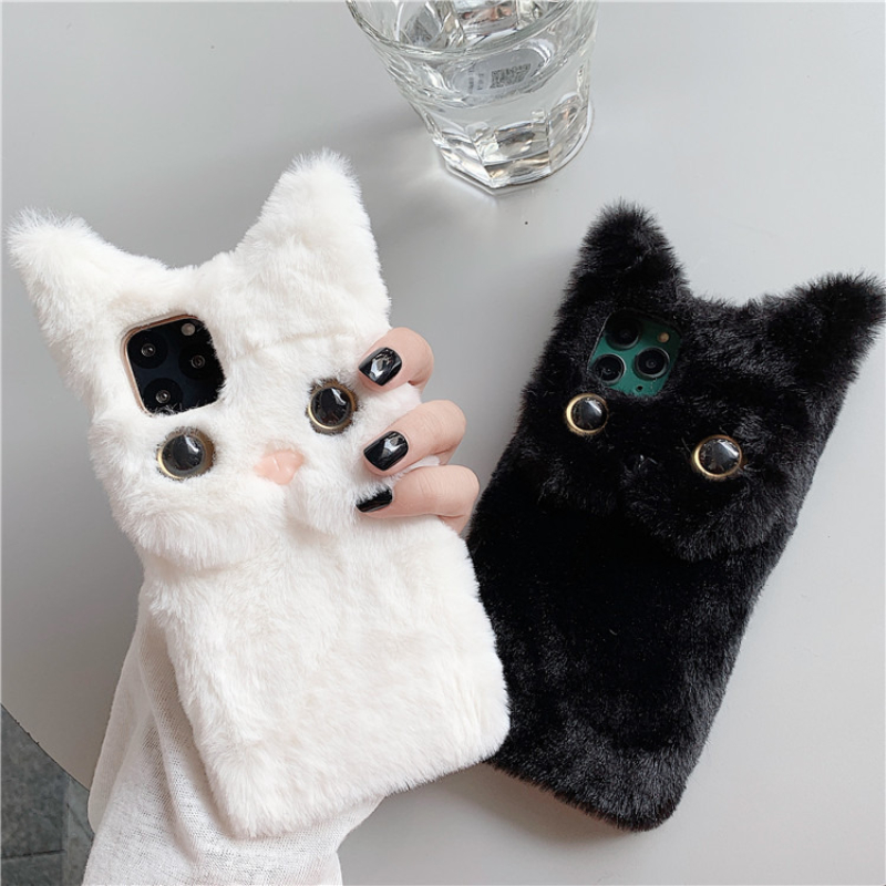 3D Cute Cartoon Cat Furry Plus - Apple Iphone 16 ulasan dan harga