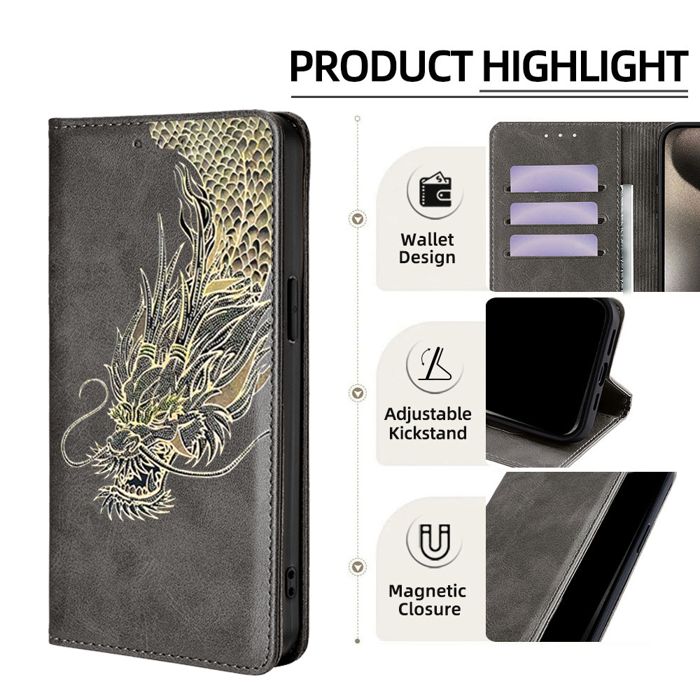 Magnetic Flip Card Stand Leath - Realme C67 ulasan dan harga
