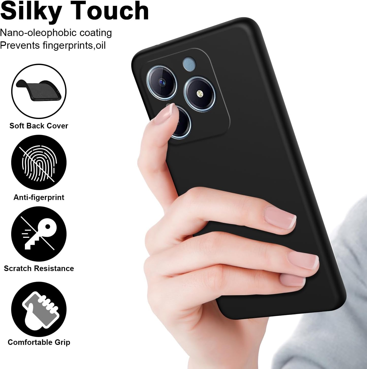 Flexible Liquid Silicone Case  - Realme Note 50 ulasan dan harga