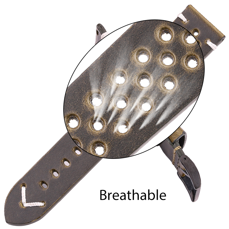Breathable Genuine Leather Qui - Nylon Nato Strap ulasan dan harga