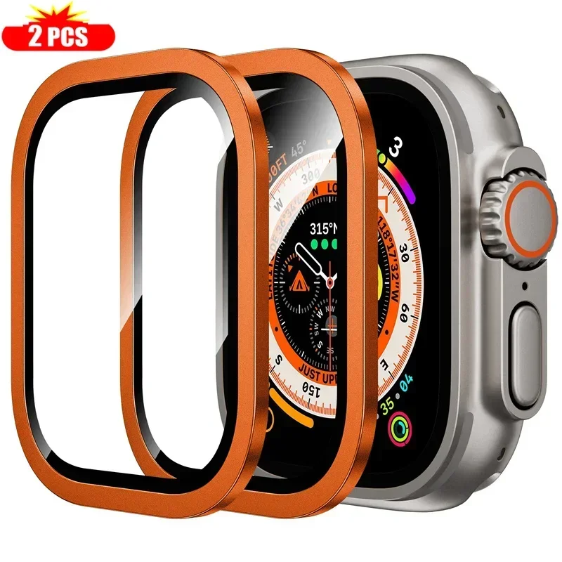 2PCS Titanium Metal Frame for  - Apple Smartwatch Accessories ulasan dan harga