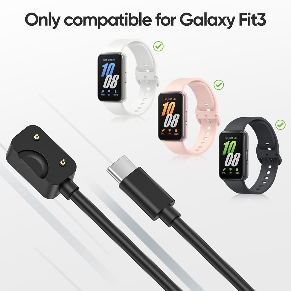 Black USB-C Charging Cord for  - Best Smartwatch Accessories ulasan dan harga