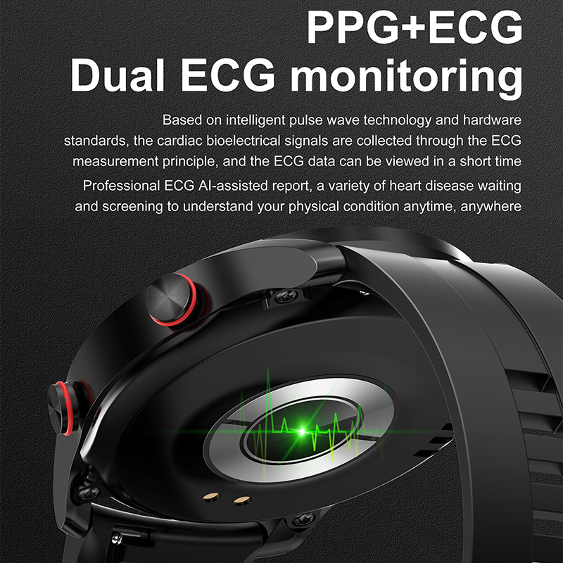 ECG+PPG Bluetooth Call Smart W - Smartwatch Faces ulasan dan harga