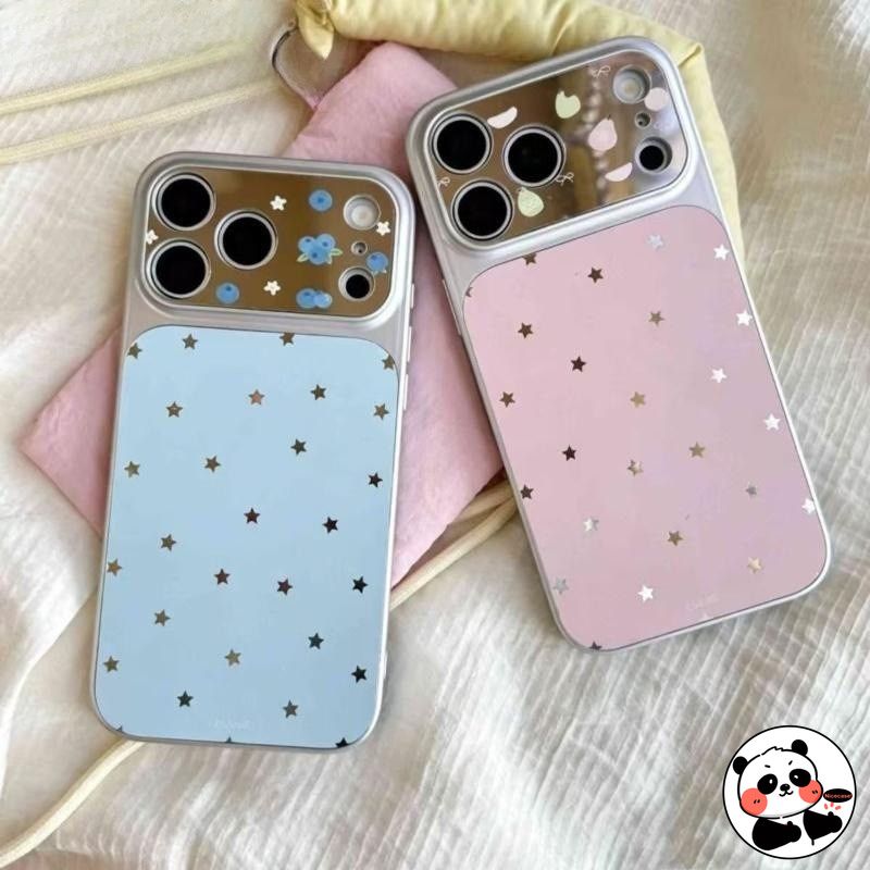Hollow Stars Mirror Phone Case - Realme Note 50 ulasan dan harga