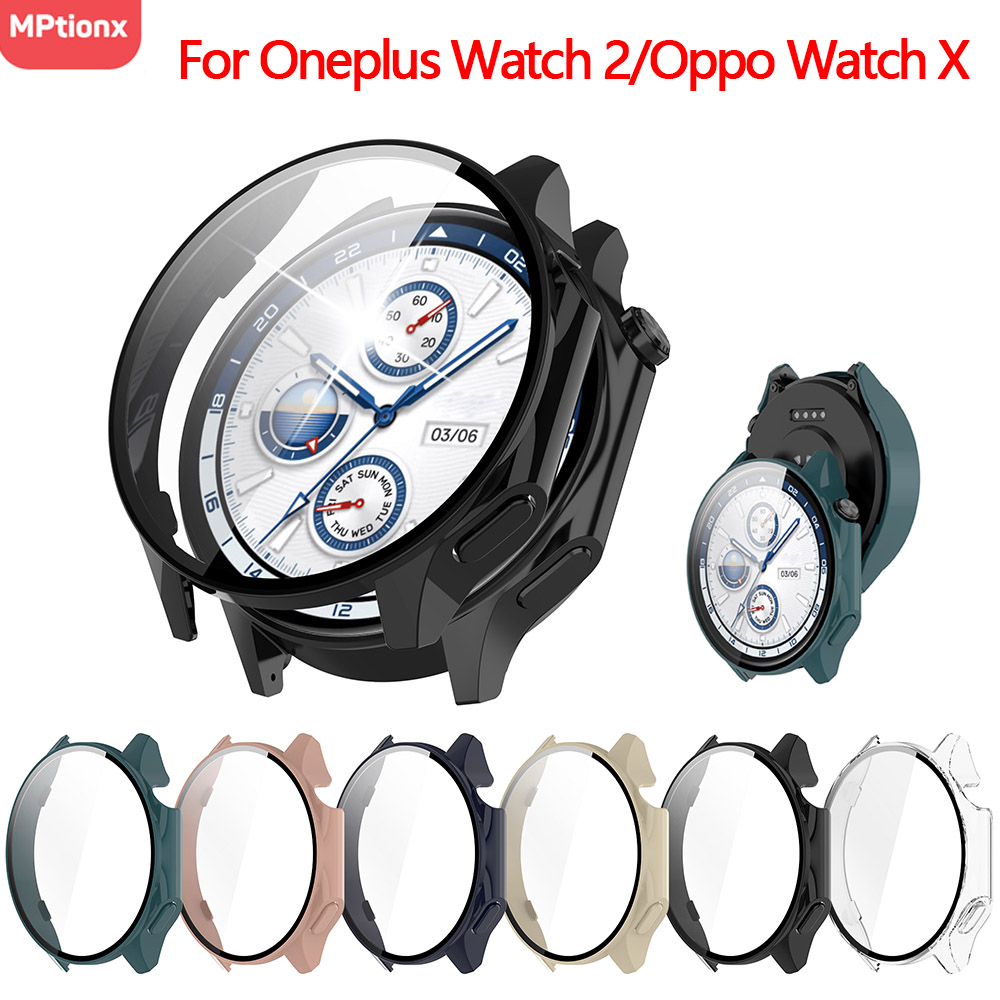 PC Case+Glass for Oneplus Watc - Smartwatch X ulasan dan harga