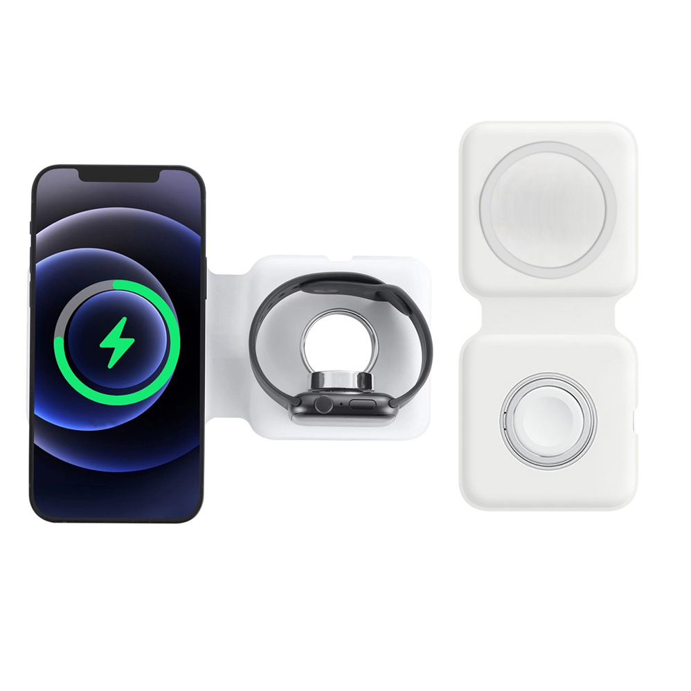 2IN1 Magnetic Wireless Charger - Smartwatch X ulasan dan harga