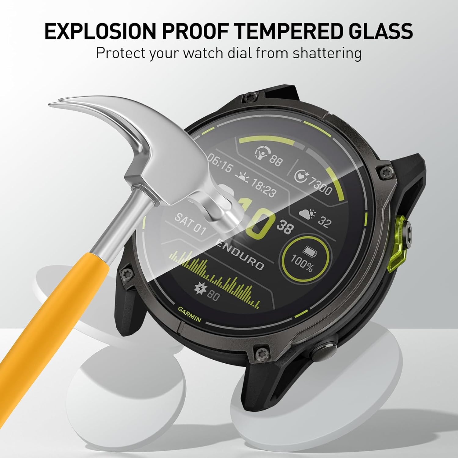 Tempered Glass Films For Garmi - Watch Face Protector ulasan dan harga