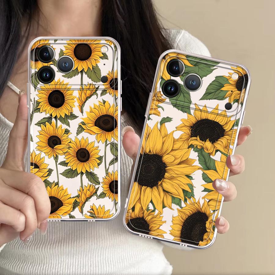 Cute Sunflower Pattern Case fo - Apple Iphone 16 ulasan dan harga