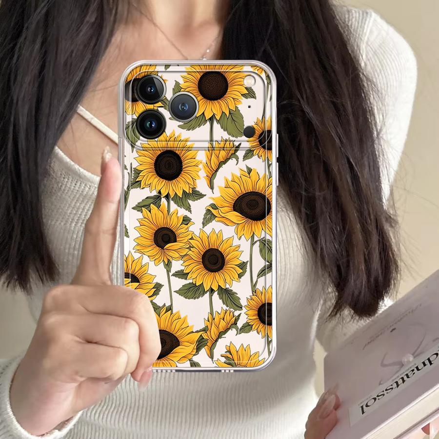 Cute Sunflower Pattern Case fo - Apple Iphone 16 ulasan dan harga