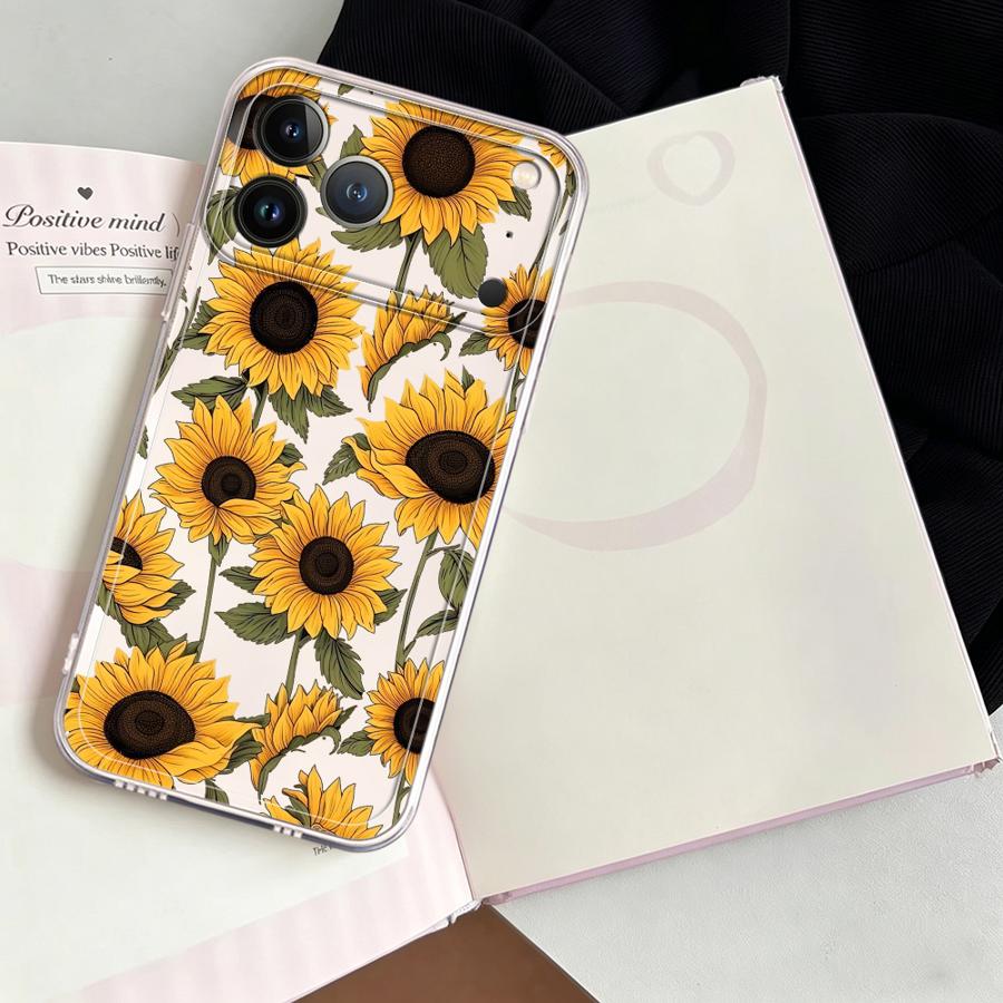 Cute Sunflower Pattern Case fo - Apple Iphone 16 ulasan dan harga