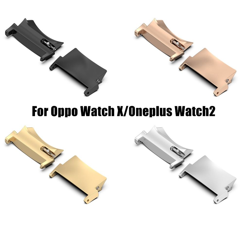 New 2Pcs Metal Strap Adapter W - Smartwatch X ulasan dan harga