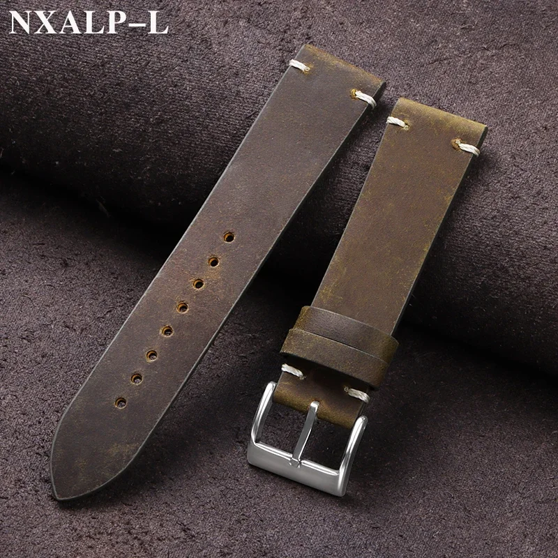 Vintage Oil Wax Leather Watch  - Nylon Nato Strap ulasan dan harga