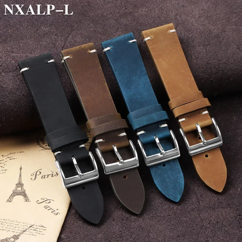 Vintage Oil Wax Leather Watch  - Nylon Nato Strap ulasan dan harga