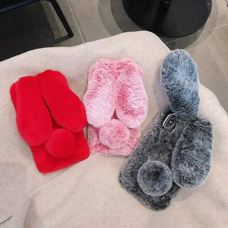 Plush Fur Rabbit Case For Real - Realme Note 50 ulasan dan harga
