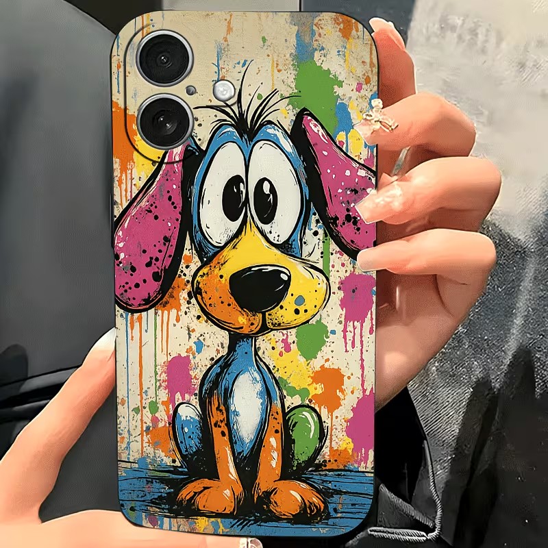 Graffiti Colored Puppy TPU Pho - Apple Iphone 16 ulasan dan harga