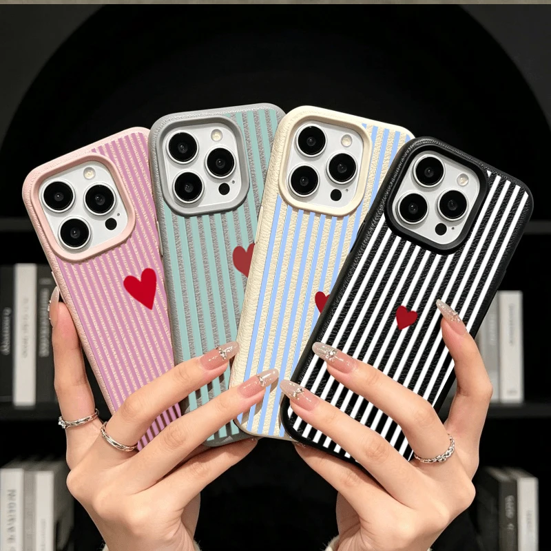 Colorful Striped Heart Case Fo - Realme Note 50 ulasan dan harga