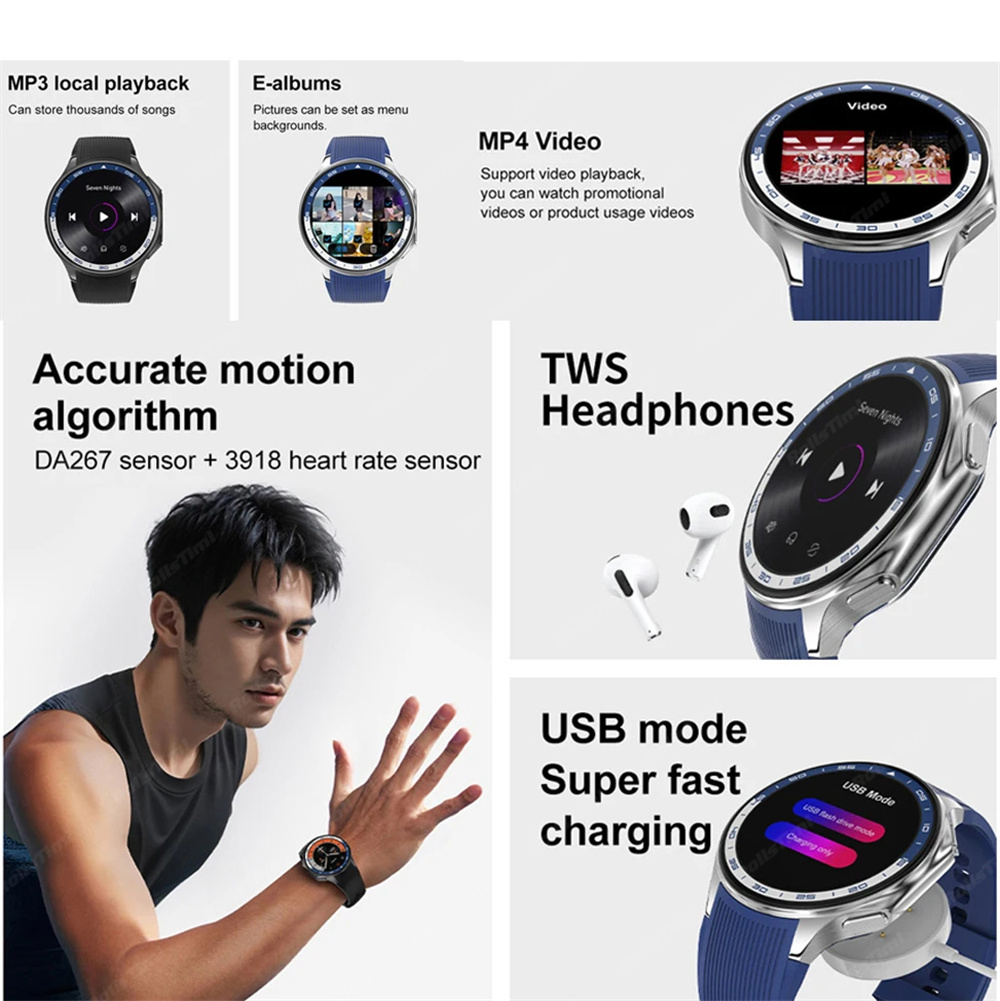 1.43 AMOLED Smart Watch 3D Sur - Smartwatch X ulasan dan harga