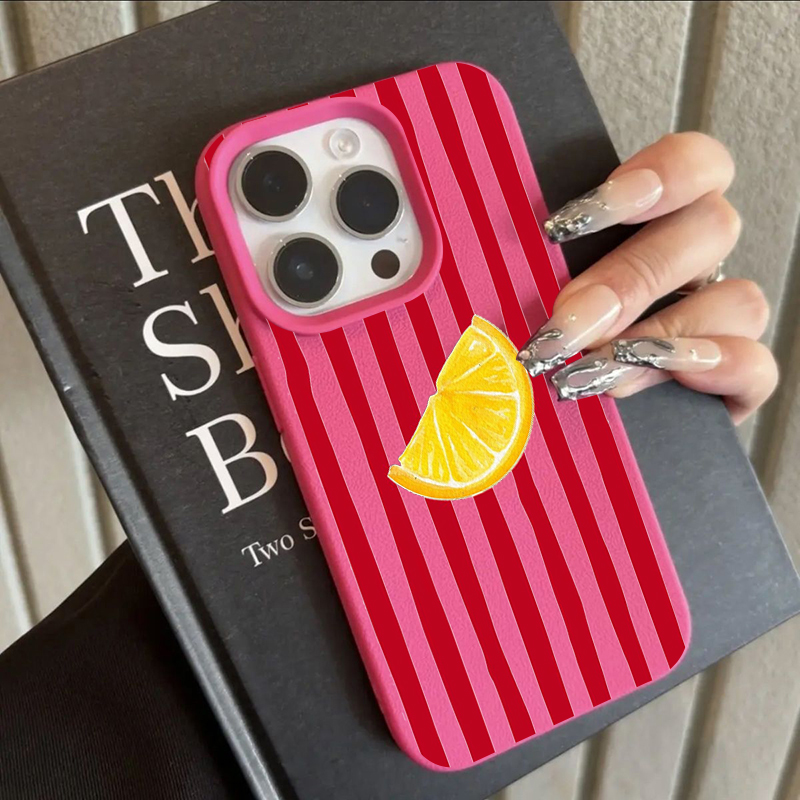 Fashion Lemon Pattern TPU Sili - Apple Iphone 16 ulasan dan harga