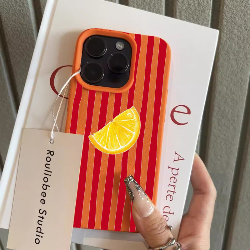Fashion Lemon Pattern TPU Sili - Apple Iphone 16 ulasan dan harga