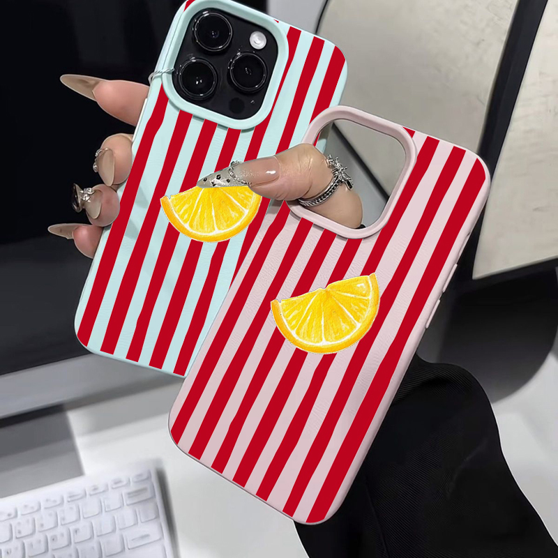 Fashion Lemon Pattern TPU Sili - Apple Iphone 16 ulasan dan harga