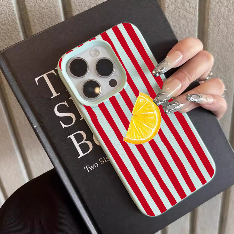 Fashion Lemon Pattern TPU Sili - Apple Iphone 16 ulasan dan harga