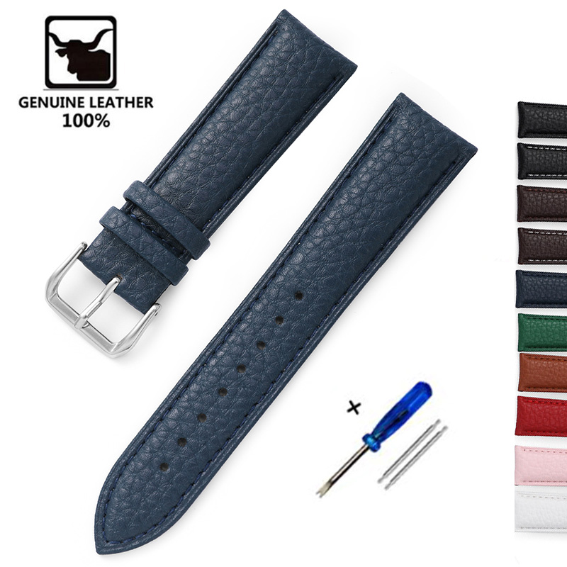 Litchi Pattern Soft Leather Wa - Nylon Nato Strap ulasan dan harga