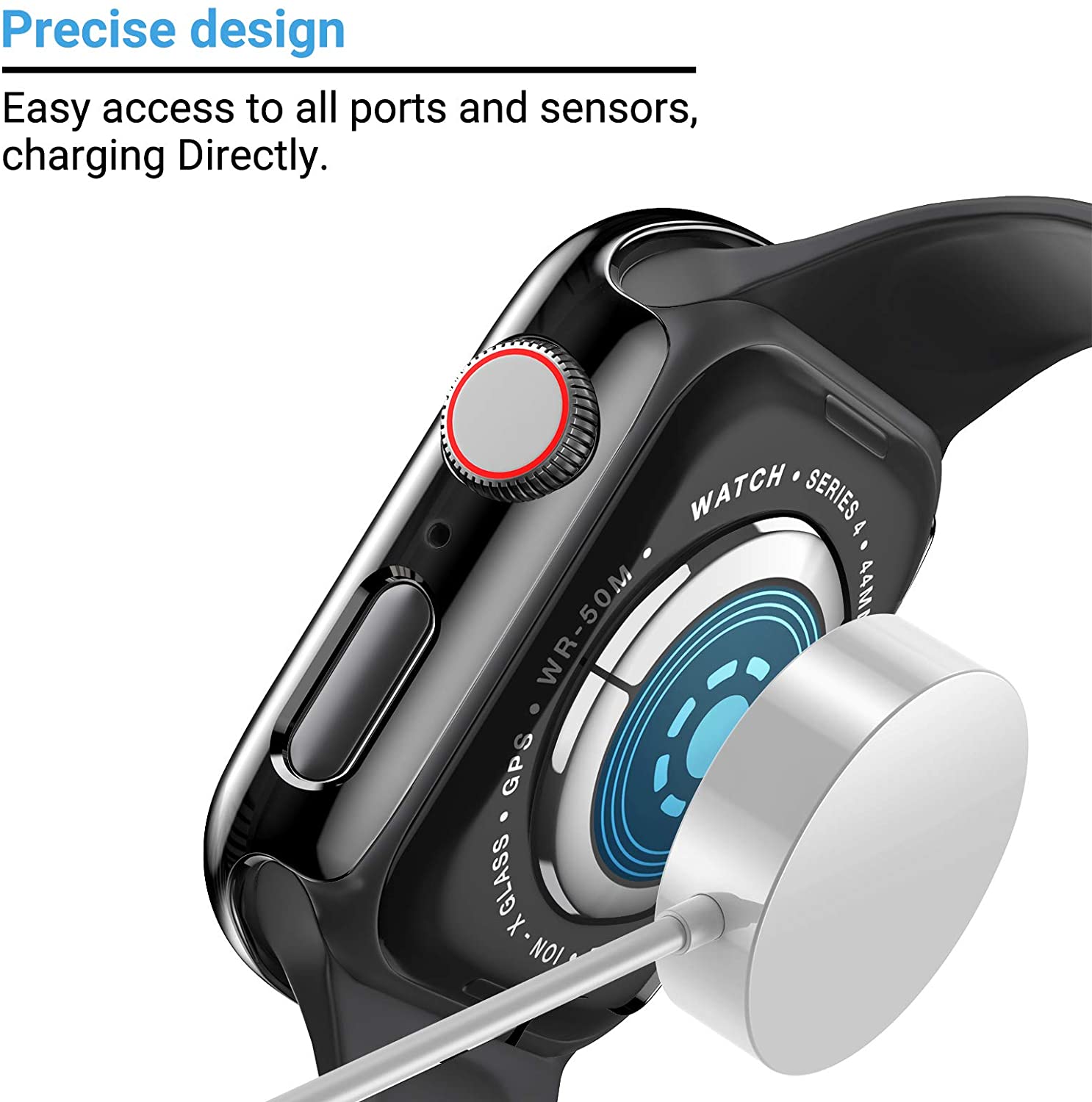 Glass+cover For Apple Watch Ca - Apple Smartwatch Accessories ulasan dan harga