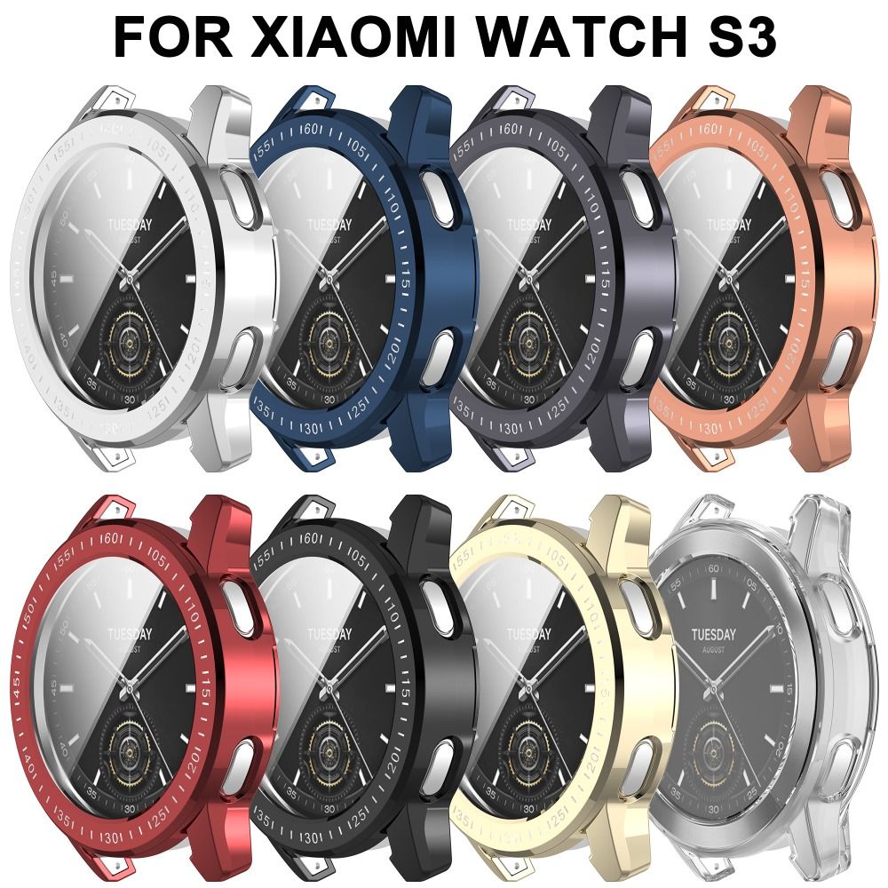 New Full Cover TPU Case Bumper - Xiaomi Smartwatch S3 Accessories ulasan dan harga