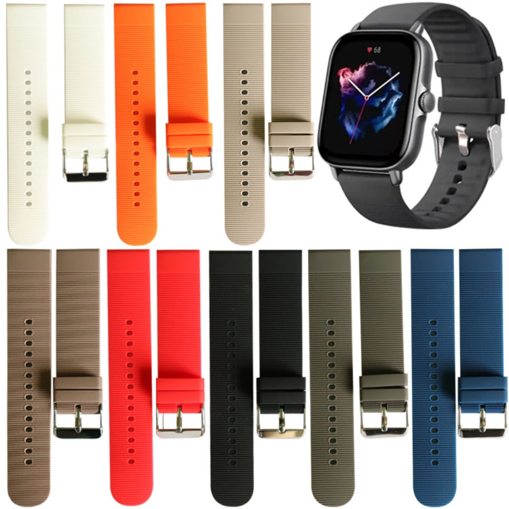 20mm Soft Silicone Band For Am - Amazfit Smartwatch Accessories ulasan dan harga