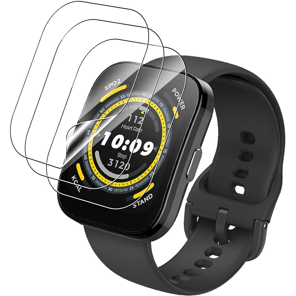 3PCS Clear HD Film Screen Prot - Amazfit Smartwatch Accessories ulasan dan harga