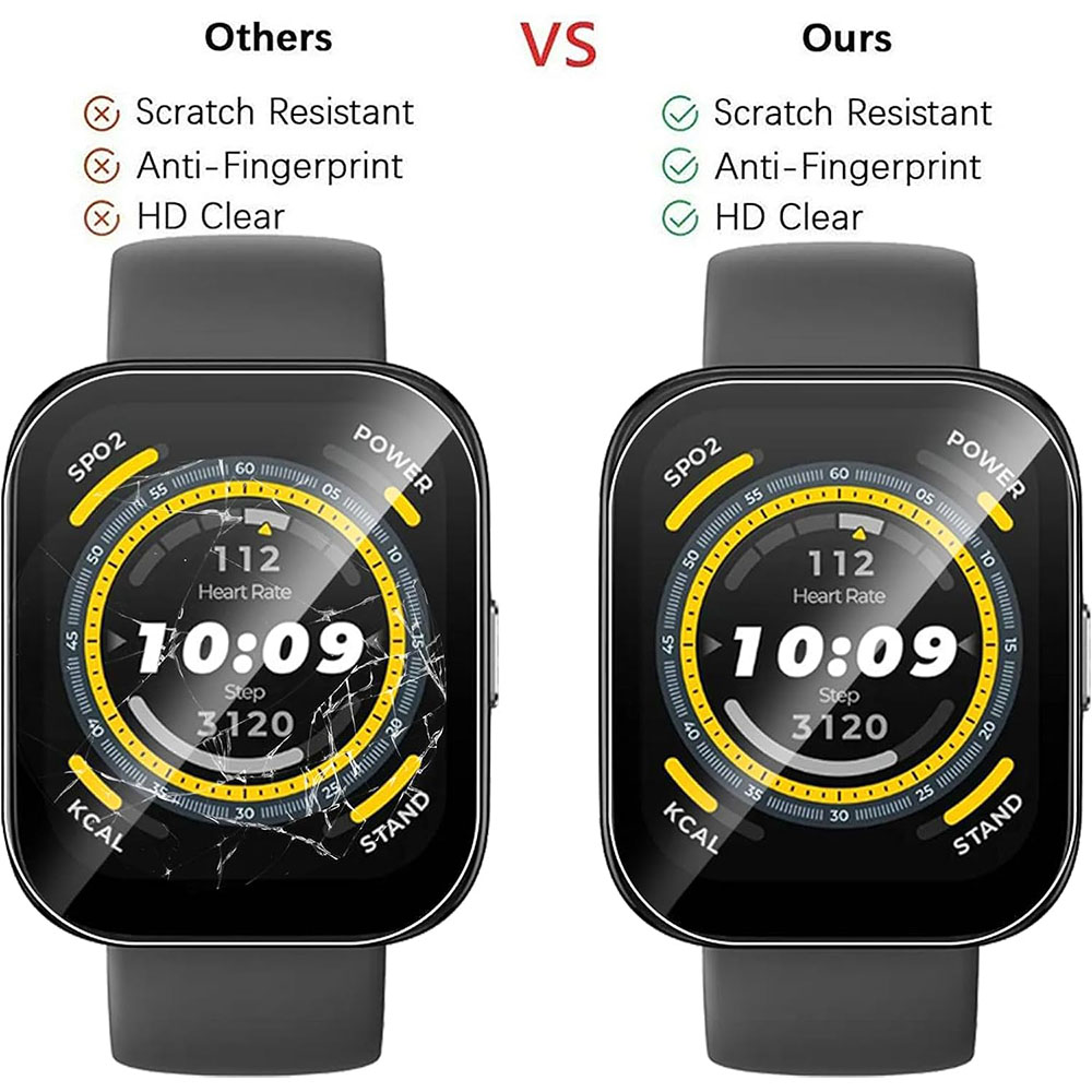 3PCS Clear HD Film Screen Prot - Amazfit Smartwatch Accessories ulasan dan harga