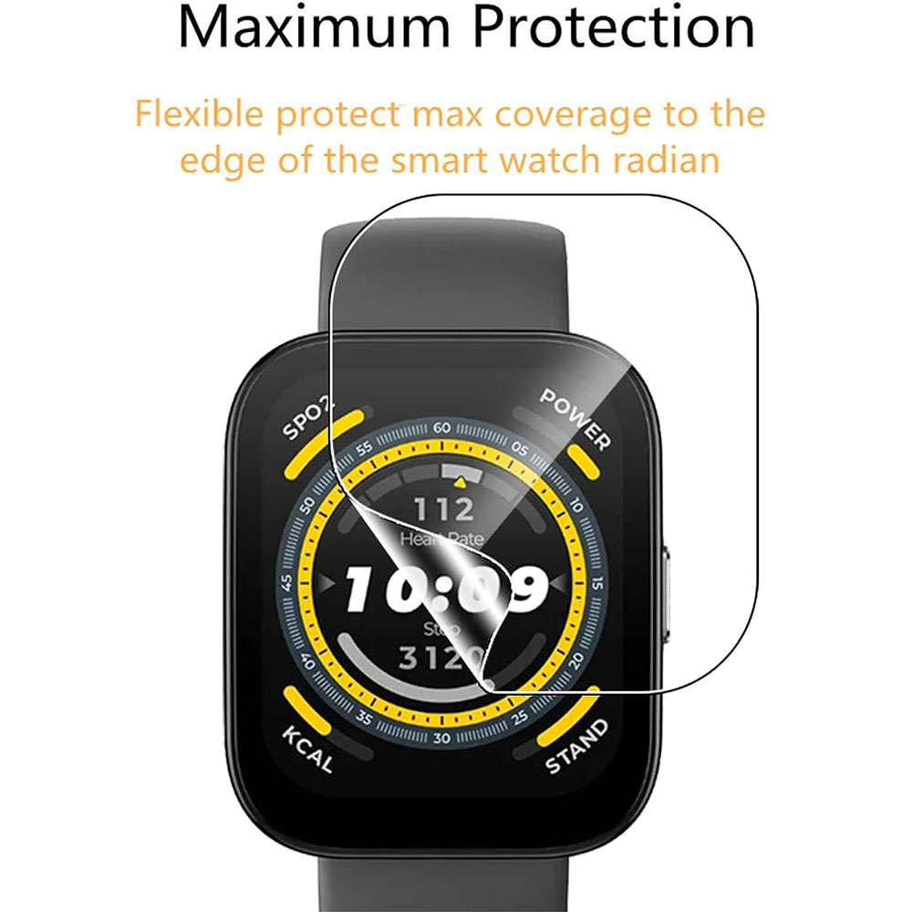 3PCS Clear HD Film Screen Prot - Amazfit Smartwatch Accessories ulasan dan harga