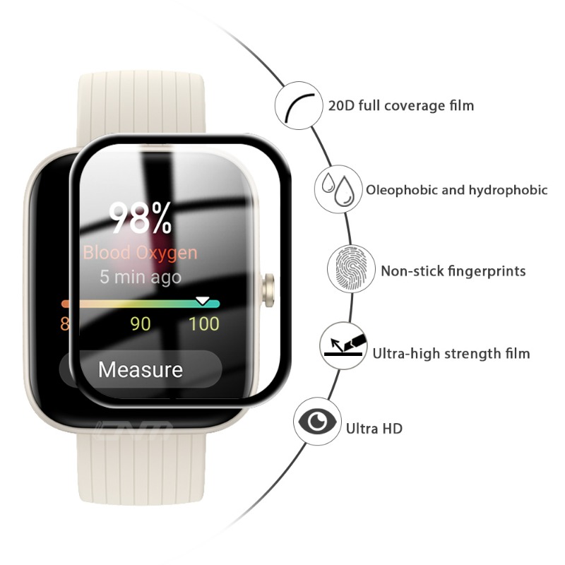 1-5Pcs HD Screen Protector for - Amazfit Smartwatch Accessories ulasan dan harga