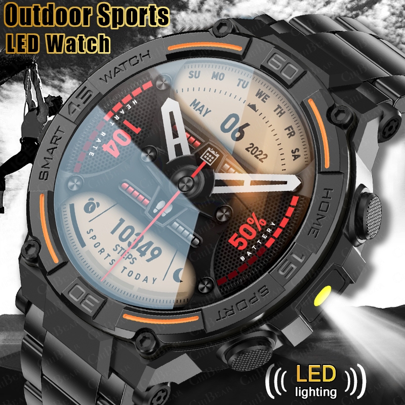 Outdoor Military Rugged Smartw - Smartwatch Faces ulasan dan harga