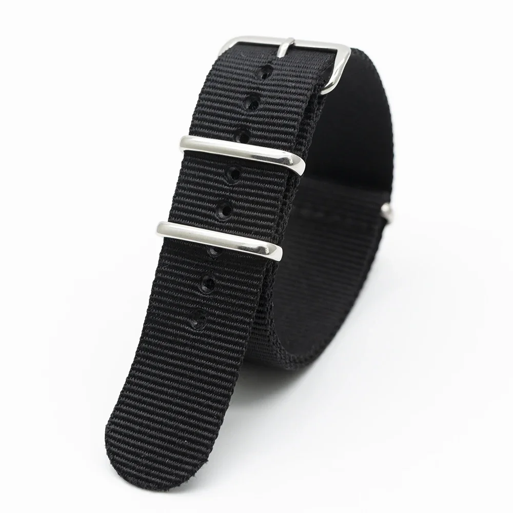 Black Nylon Watch Band For Mec - Nylon Nato Strap ulasan dan harga