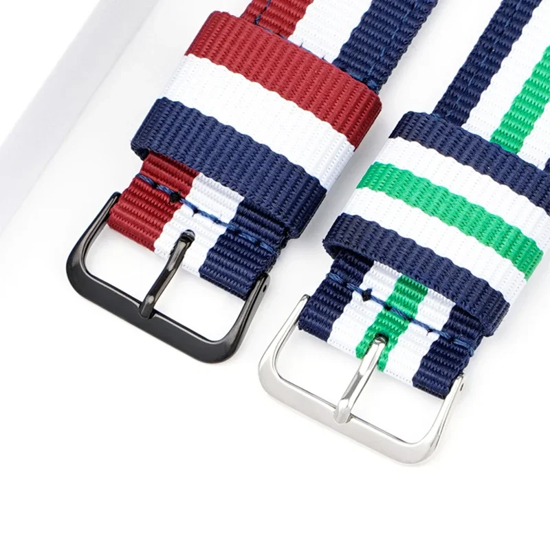 20mm 22mm Woven Nylon Strap fo - Nylon Nato Strap ulasan dan harga