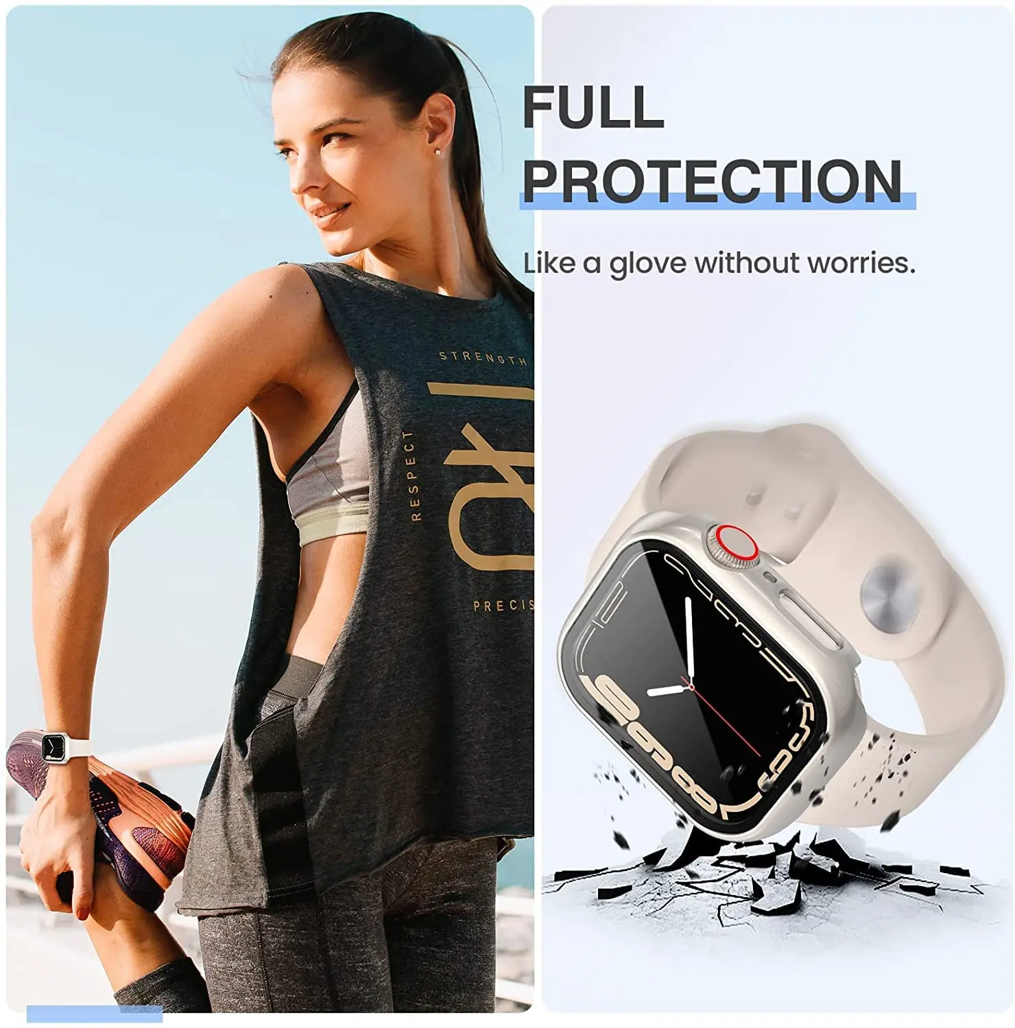 3 Pack Tempered Glass Cover fo - Apple Smartwatch Accessories ulasan dan harga