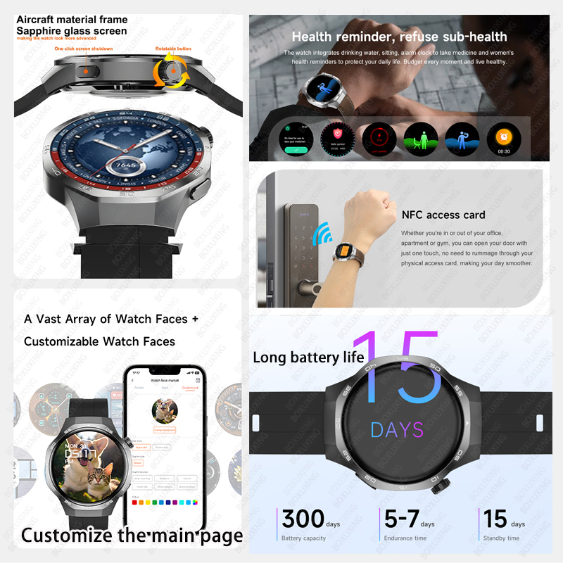 2026 New BOXUXING Watch 5 MAX  - Smartwatch Faces ulasan dan harga