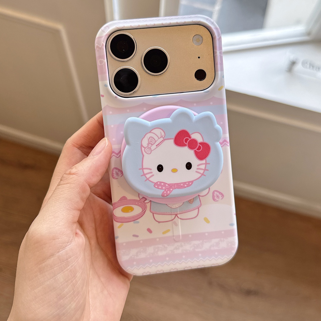 Cute Cartoon Sanrio Hello Kitt - Magnetic Charging Stand ulasan dan harga