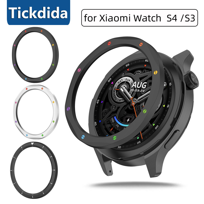 Metal Bezel Ring Case For Xiao - Xiaomi Smartwatch S3 Accessories ulasan dan harga