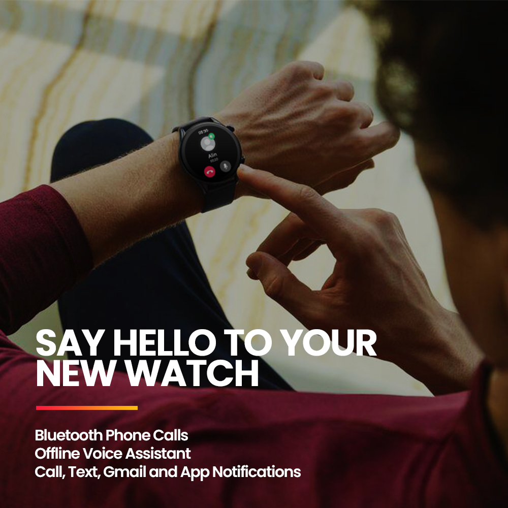 New Zeblaze Btalk 3 Plus Voice - Smartwatch Faces ulasan dan harga