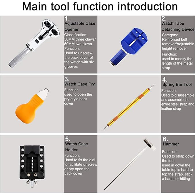 Professional Watch Repair Kit  - Tool Kit Strap Change ulasan dan harga