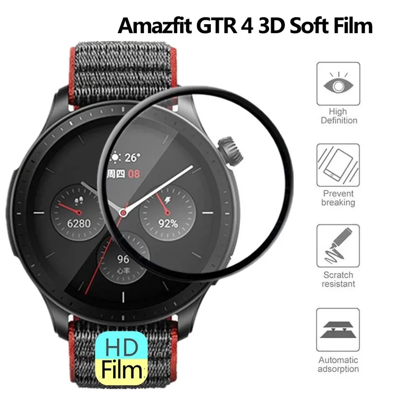 For Amazfit GTR 4 Screen Prote - Amazfit Smartwatch Accessories ulasan dan harga