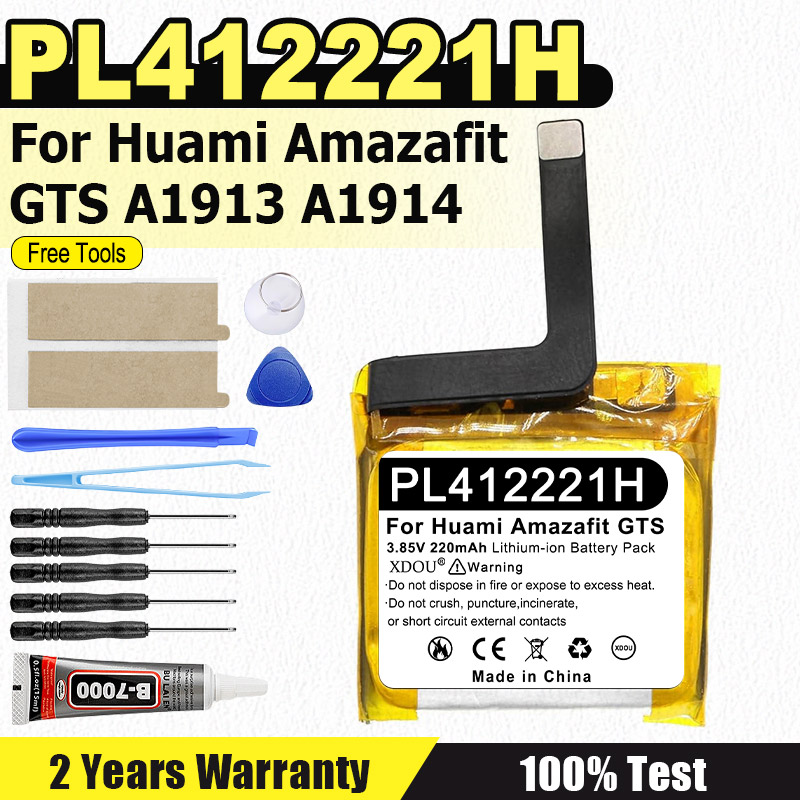 PL412221H 220mAh New Battery F - Smartwatch A1914 ulasan dan harga