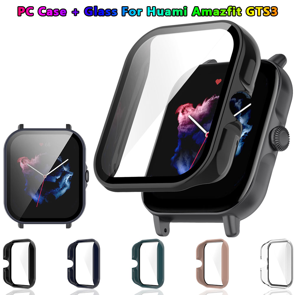 Case + Tempered Glass For Amaz - Amazfit Smartwatch Accessories ulasan dan harga
