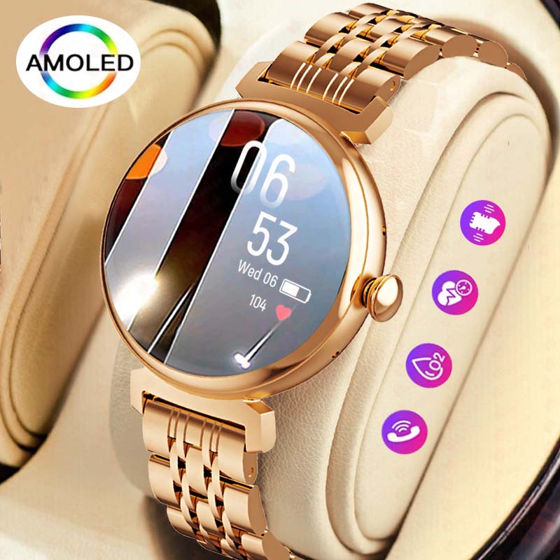 1.04 inch AMOLED Screen Fashio - Smartwatch Faces ulasan dan harga
